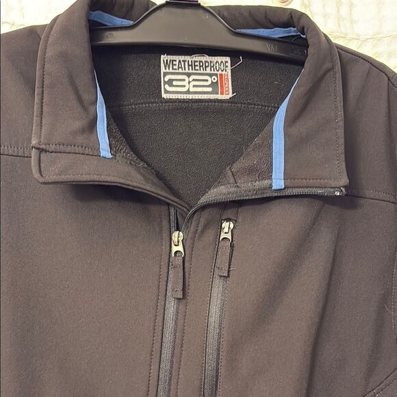 32 Degrees Black Windbreaker Jacket Size M - Picture 3 of 5
